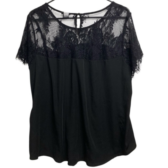 torrid Tops - Lace Trim Women's Top